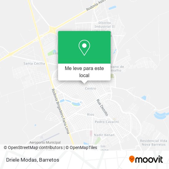 Driele Modas mapa