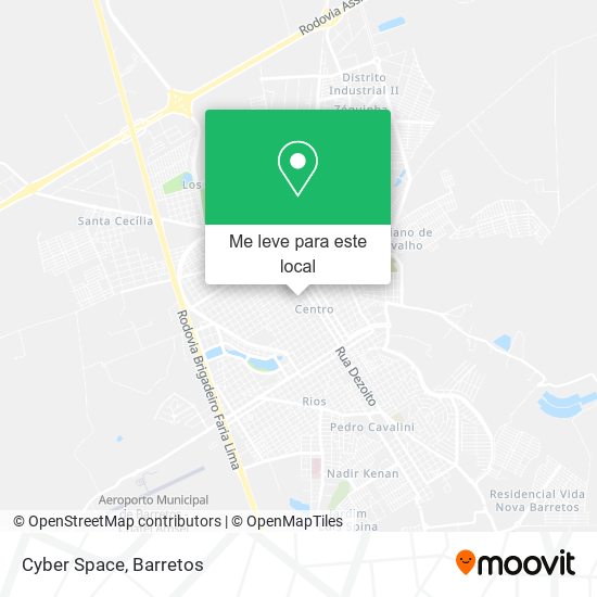 Cyber Space mapa