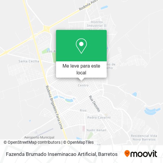 Fazenda Brumado Inseminacao Artificial mapa