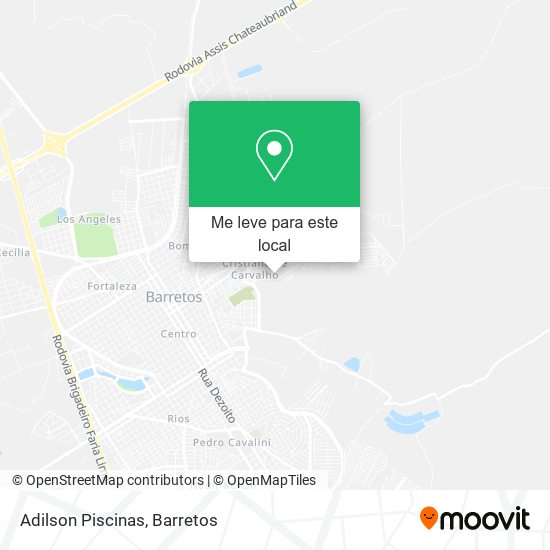 Adilson Piscinas mapa