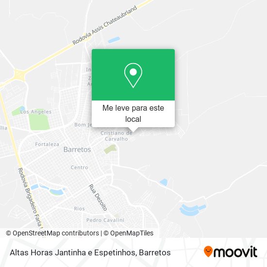 Altas Horas Jantinha e Espetinhos mapa