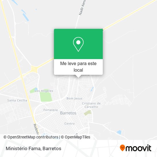 Ministério Fama mapa