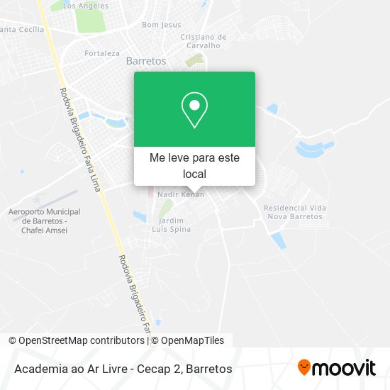 Academia ao Ar Livre - Cecap 2 mapa