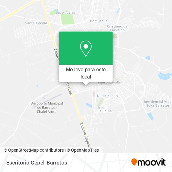 Escritorio Gepel mapa