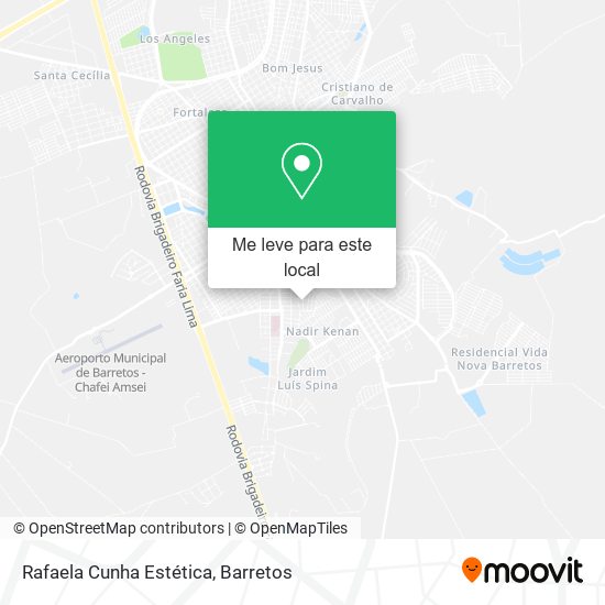 Rafaela Cunha Estética mapa