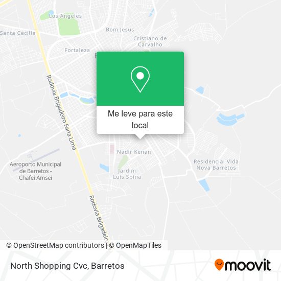 North Shopping Cvc mapa