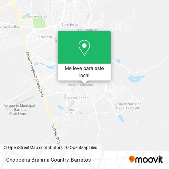 Chopperia Brahma Country mapa