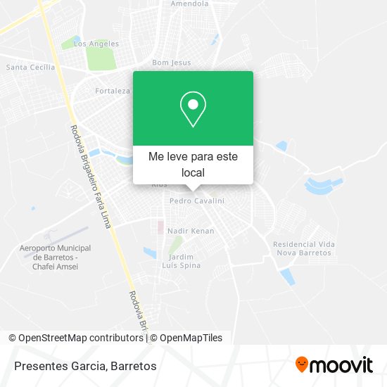 Presentes Garcia mapa