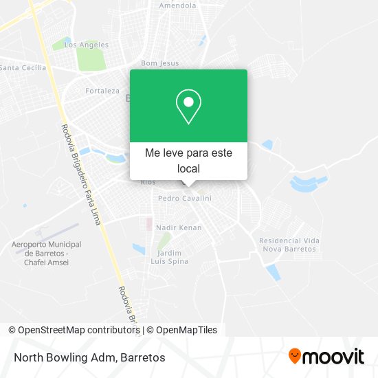 North Bowling Adm mapa