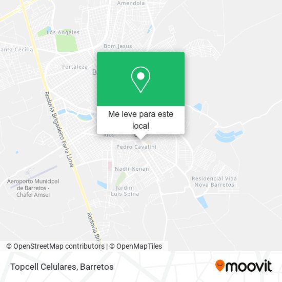 Topcell Celulares mapa