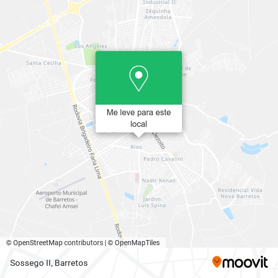 Sossego II mapa