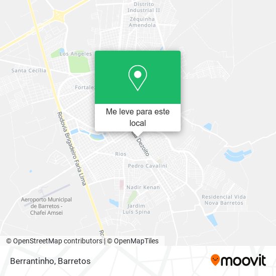 Berrantinho mapa