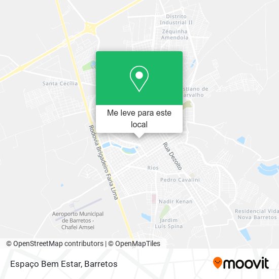 Espaço Bem Estar mapa