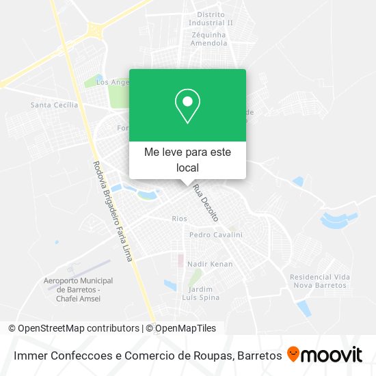 Immer Confeccoes e Comercio de Roupas mapa