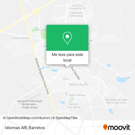 Idiomas Alfi mapa