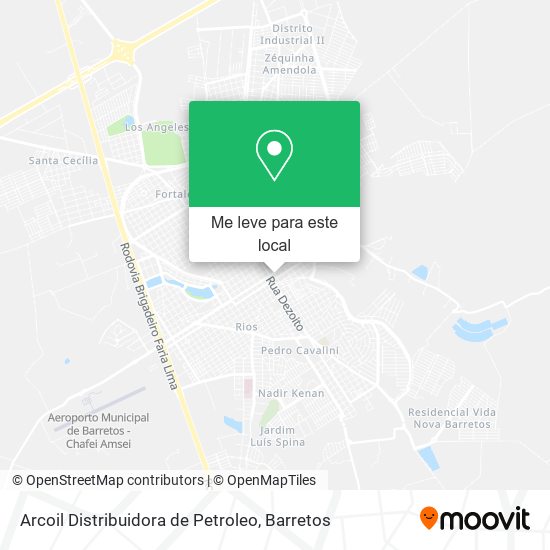 Arcoil Distribuidora de Petroleo mapa