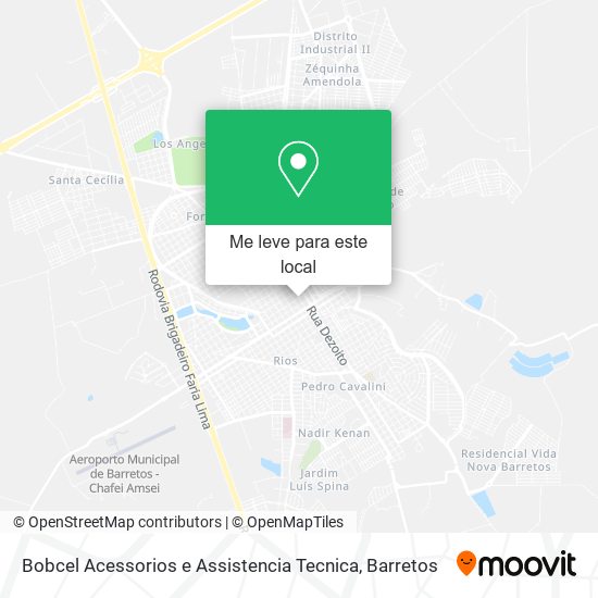 Bobcel Acessorios e Assistencia Tecnica mapa