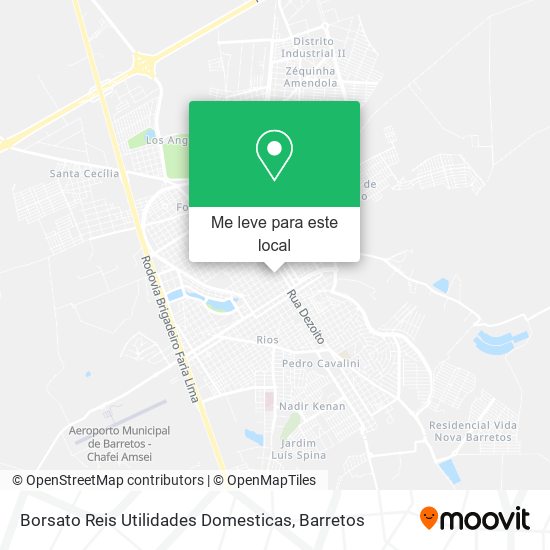 Borsato Reis Utilidades Domesticas mapa