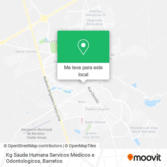 Kg Saude Humana Servicos Medicos e Odontologicos mapa