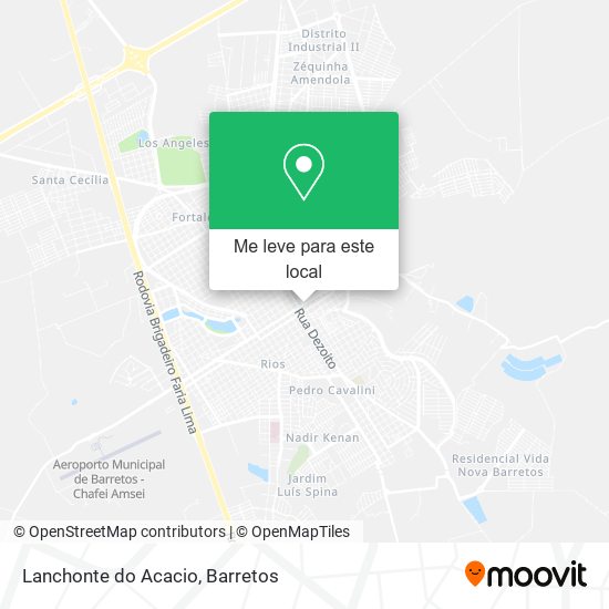 Lanchonte do Acacio mapa