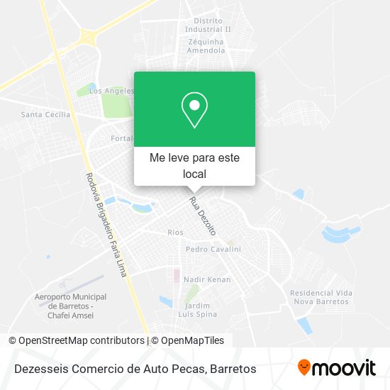 Dezesseis Comercio de Auto Pecas mapa