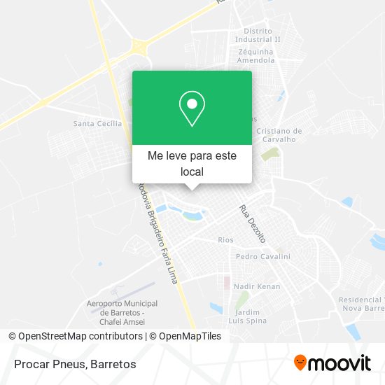 Procar Pneus mapa
