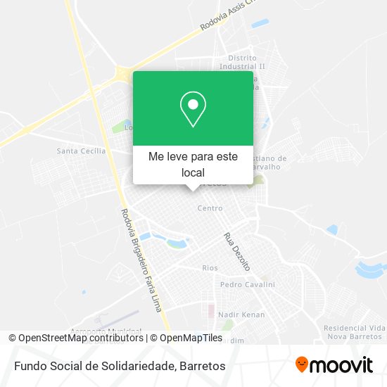 Fundo Social de Solidariedade mapa