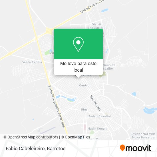 Fábio Cabeleireiro mapa