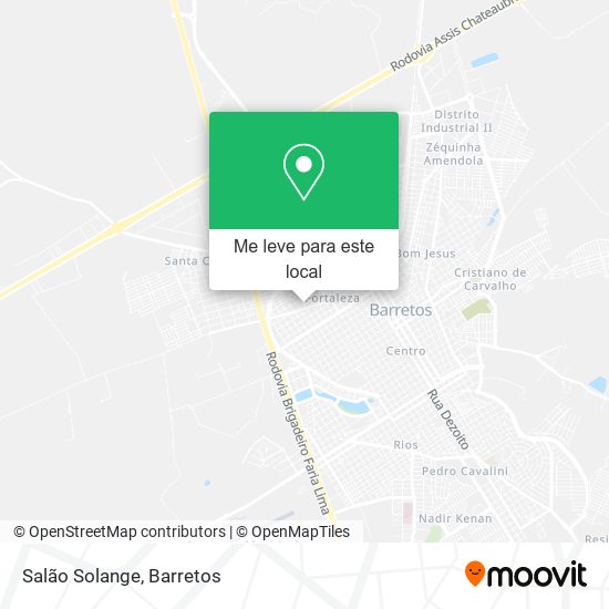 Salão Solange mapa