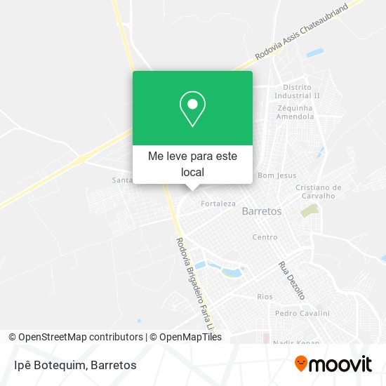 Ipê Botequim mapa