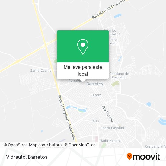 Vidrauto mapa