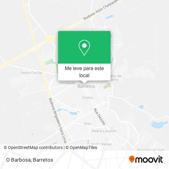 O Barbosa mapa