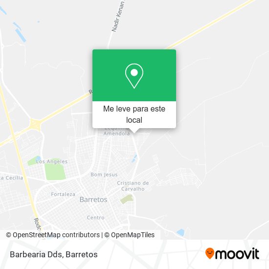Barbearia Dds mapa