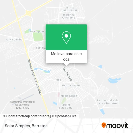 Solar Simples mapa