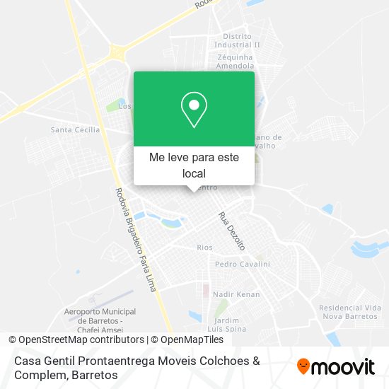 Casa Gentil Prontaentrega Moveis Colchoes & Complem mapa