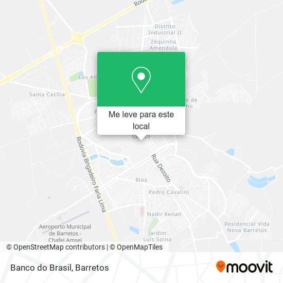 Banco do Brasil mapa