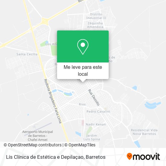 Lís Clínica de Estética e Depilaçao mapa