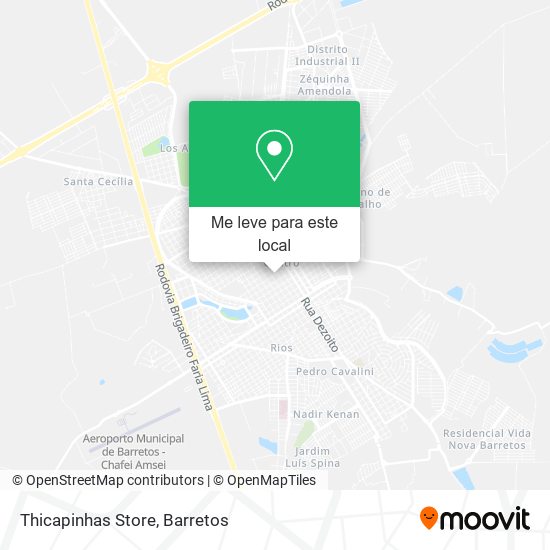 Thicapinhas Store mapa