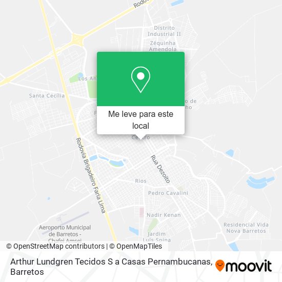 Arthur Lundgren Tecidos S a Casas Pernambucanas mapa