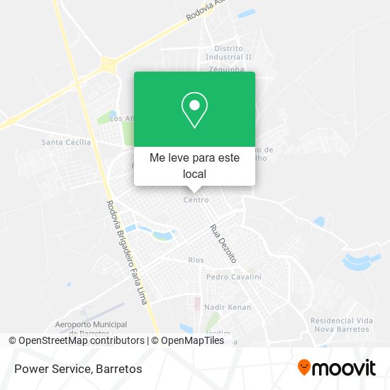 Power Service mapa