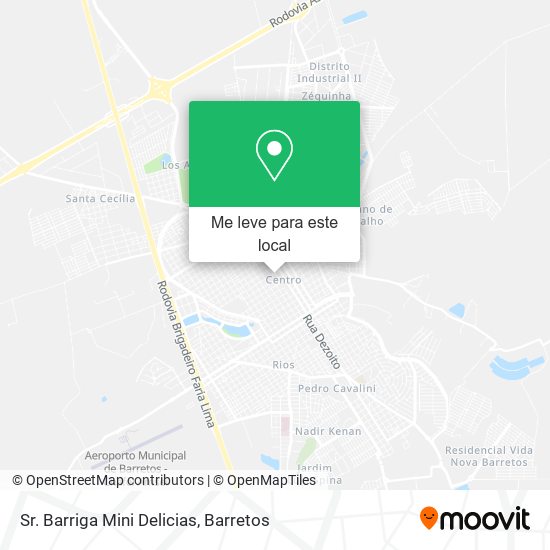 Sr. Barriga Mini Delicias mapa