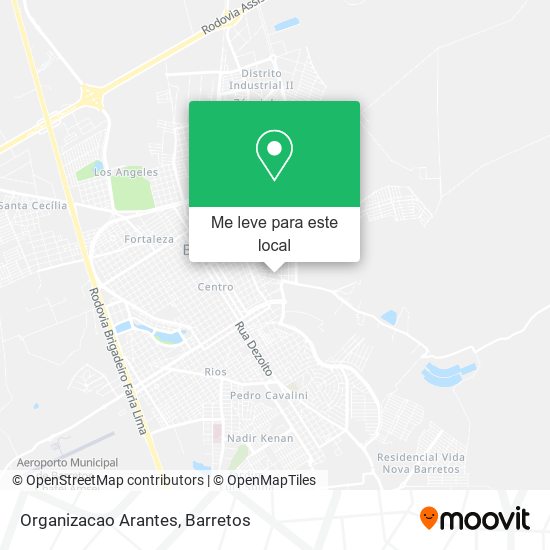 Organizacao Arantes mapa