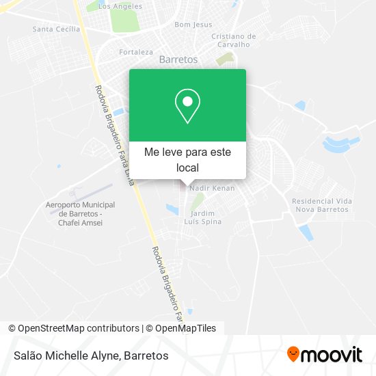 Salão Michelle Alyne mapa