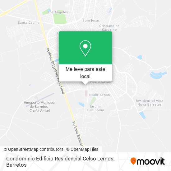 Condominio Edificio Residencial Celso Lemos mapa