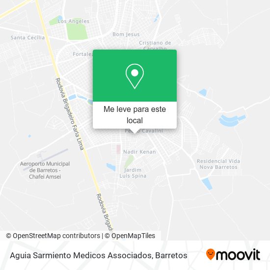 Aguia Sarmiento Medicos Associados mapa