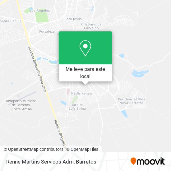 Renne Martins Servicos Adm mapa