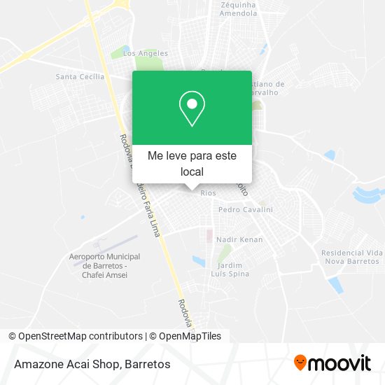 Amazone Acai Shop mapa