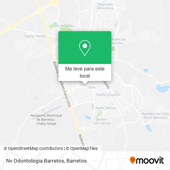 Nv Odontologia Barretos mapa