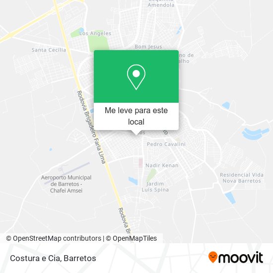 Costura e Cia mapa