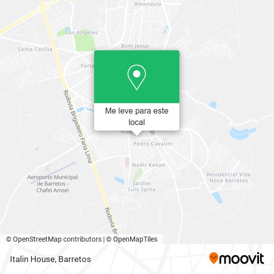 Italin House mapa